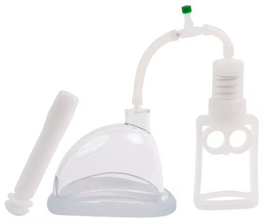 Professional vaginal pump with piston handle