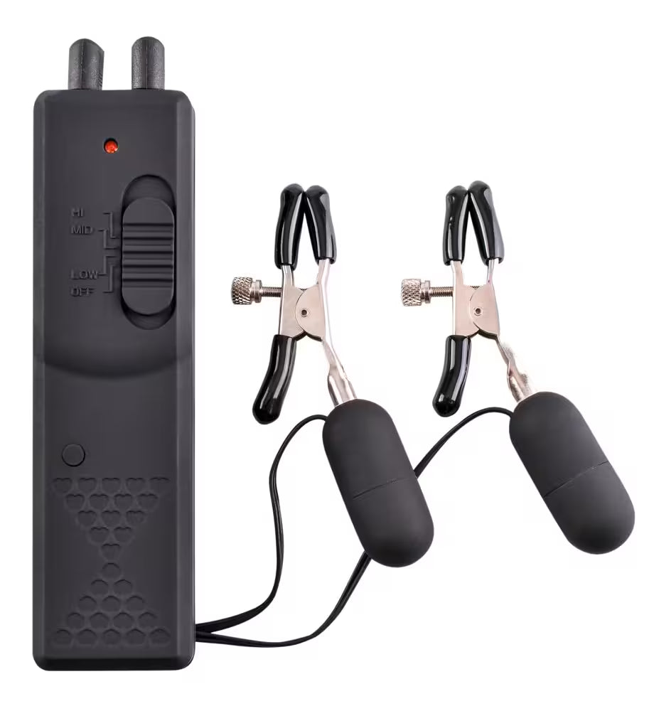 Vibrating nipple clamps