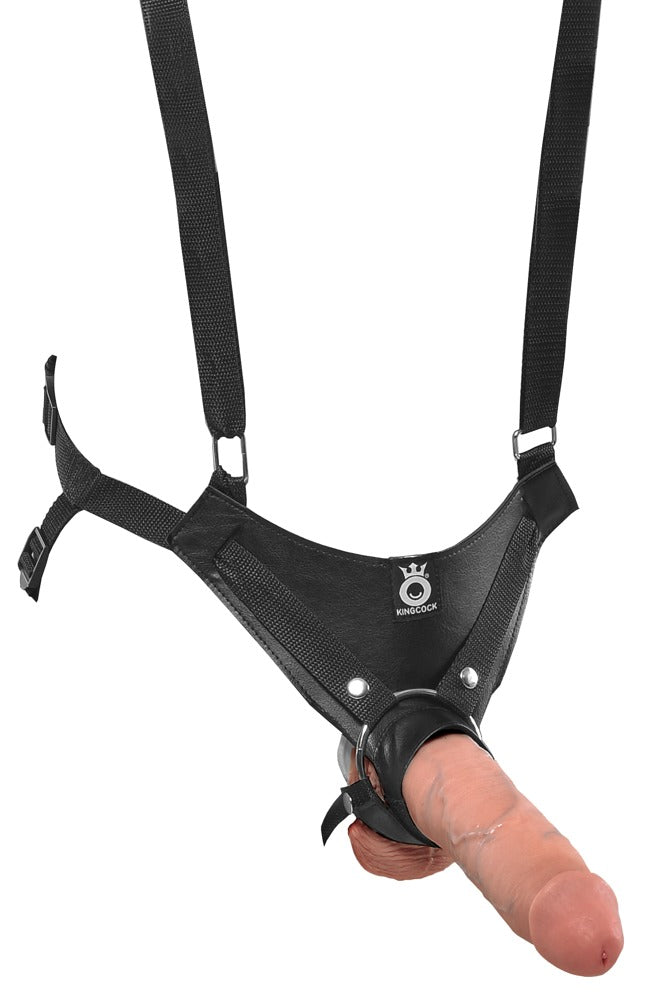 Hollow harness with suspenders 25cm King COCK