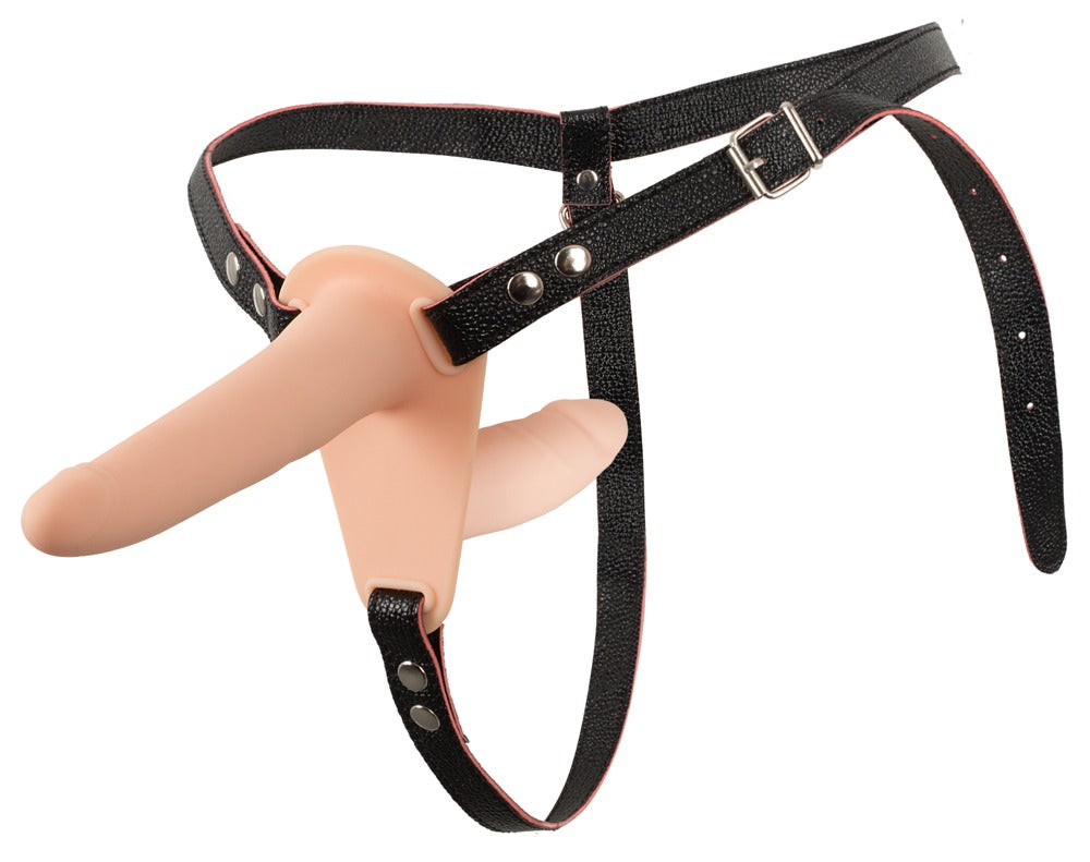 You2Toys double vibrating strap-on dildo