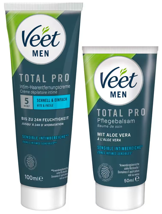 Veet TOTAL PRO intimate hair removal kit