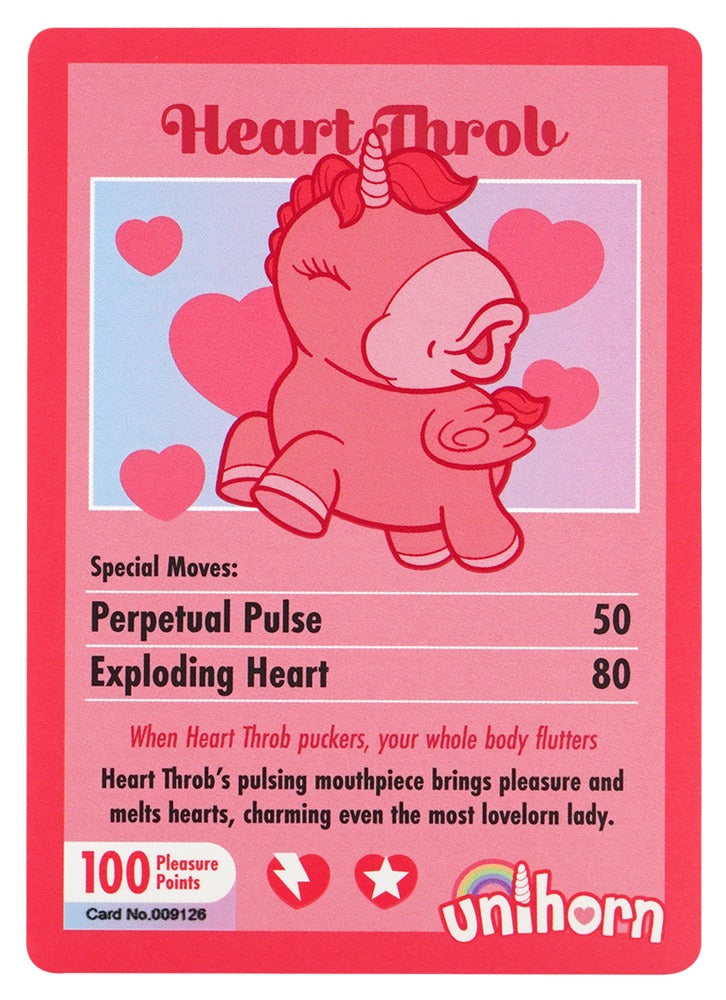 Heart Throb Unicorn Vibrator