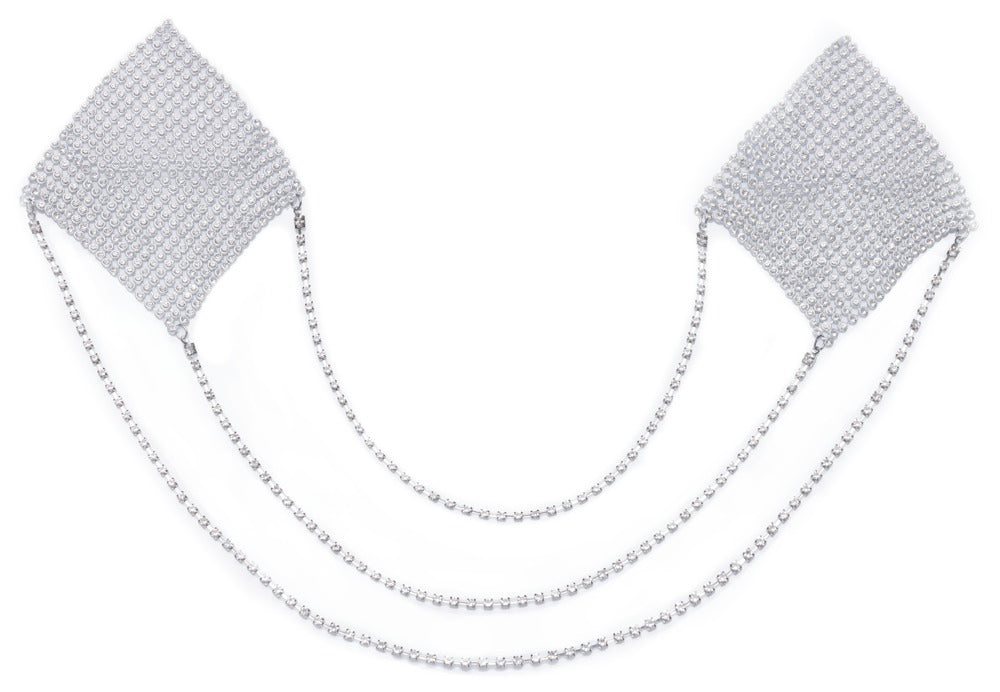 Silver nipple jewelry