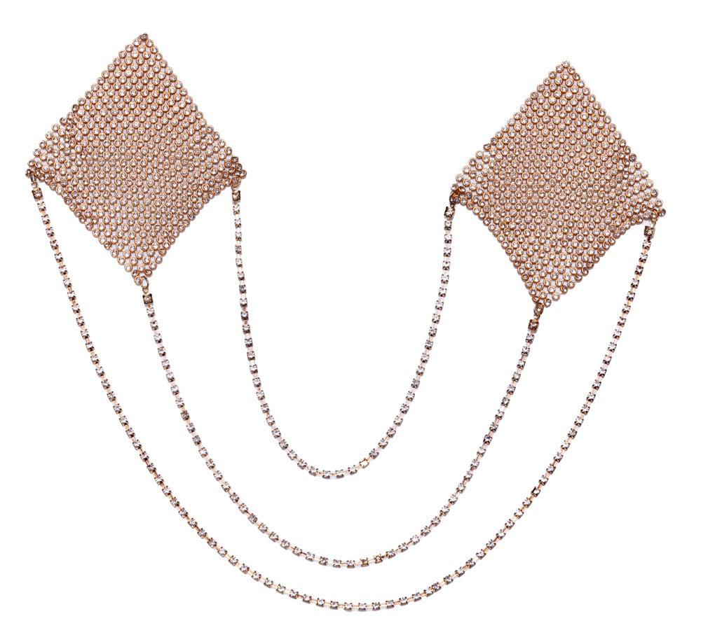 Gold nipple jewelry