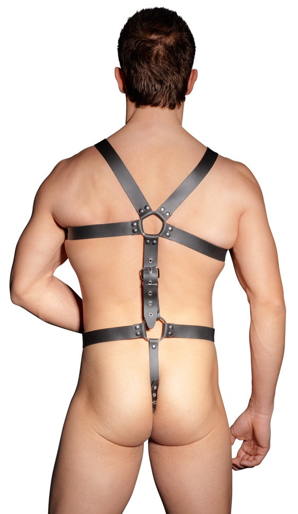 Leather harness for him ZADO SL