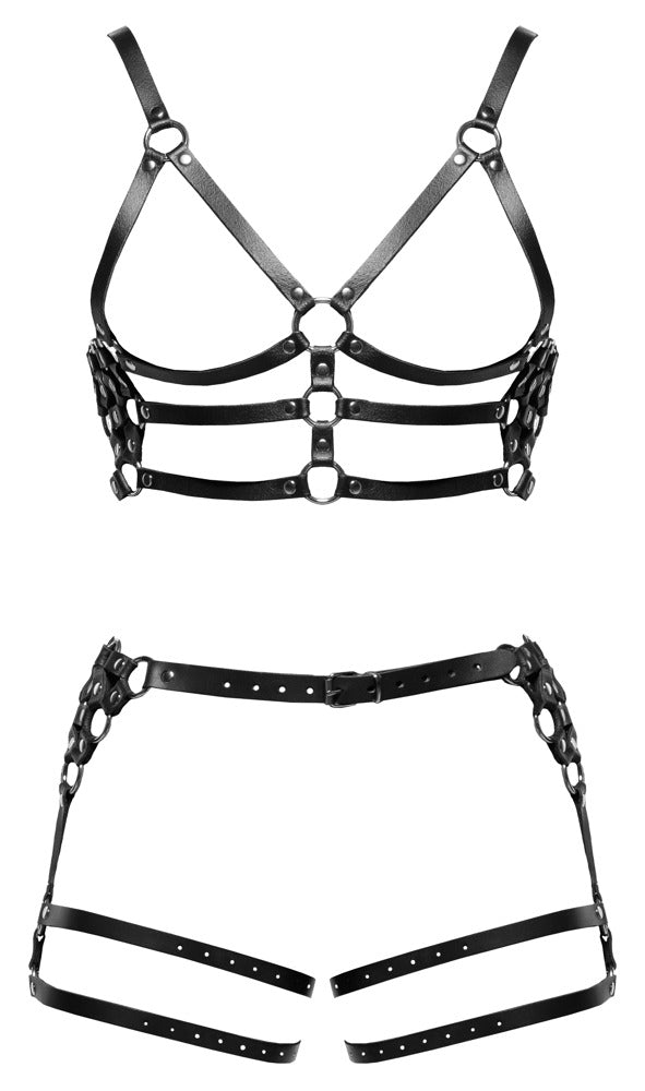 ZADO M/L Leather Harness Set