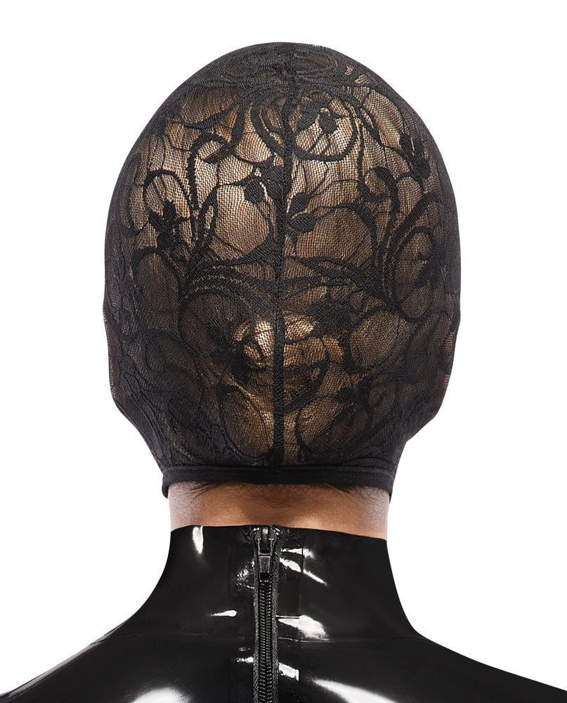 Bad Kitty Black Lace Head Mask