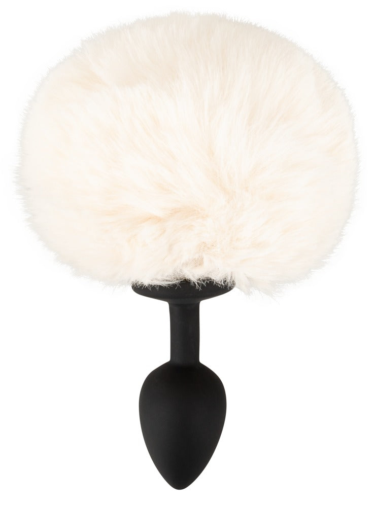 Fluffy tail plug white S You2Toys