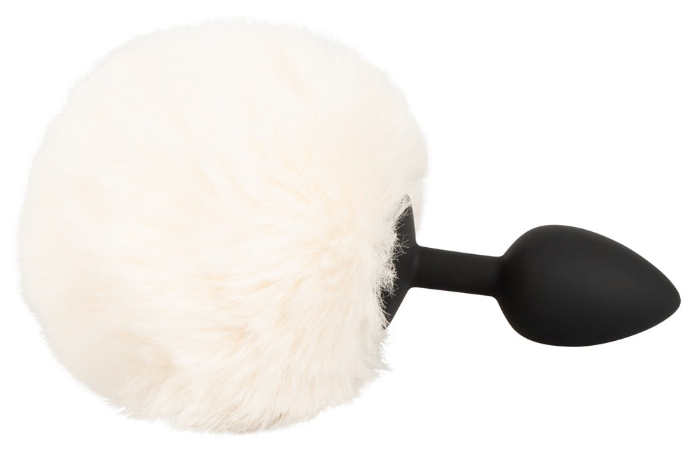Fluffy tail plug white S You2Toys