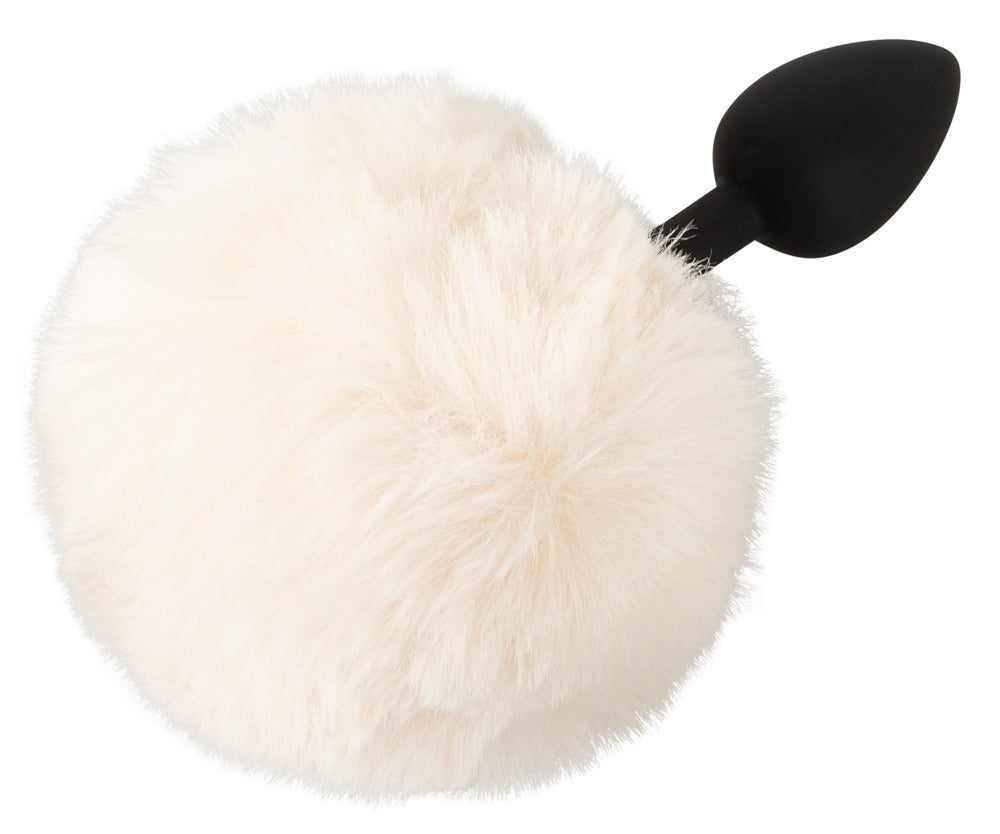 Fluffy tail plug white S You2Toys
