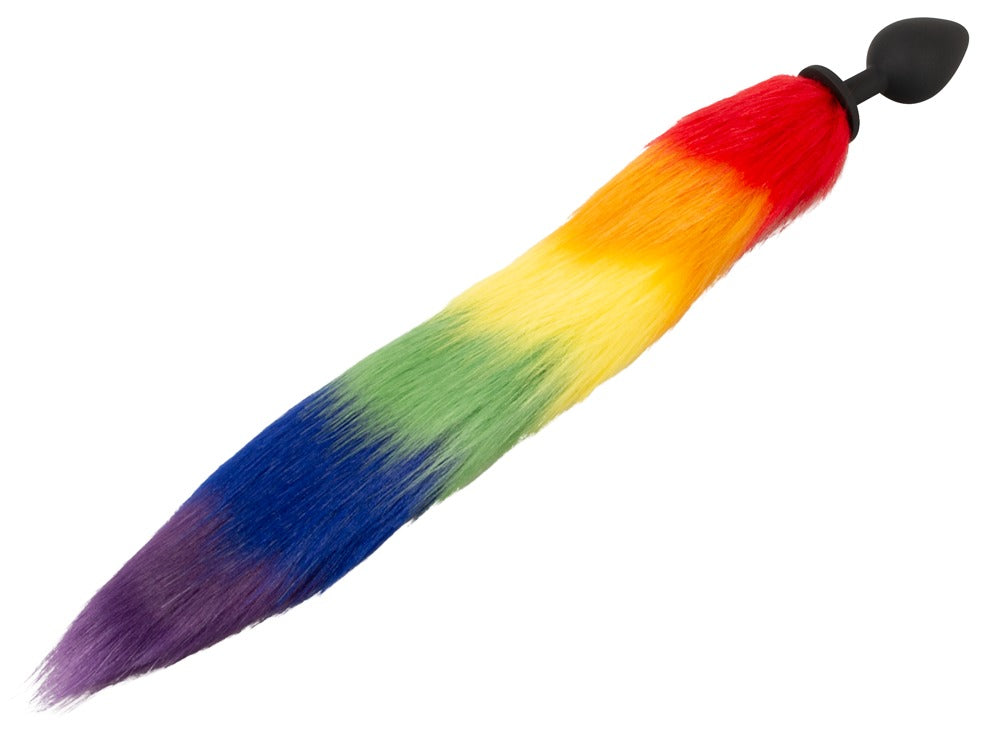 Fluffy tail plug rainbow You2Toys