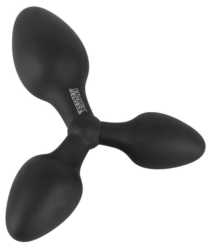 Black Velvet Triple Anal Plug
