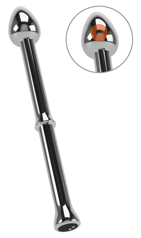 Prostate stimulator vibrator: Rebel Metal Milking Stick