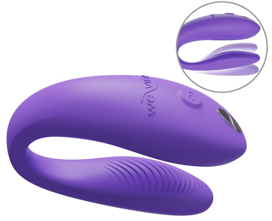 We-Vibe Sync Go Flexible Couple Vibrator Purple