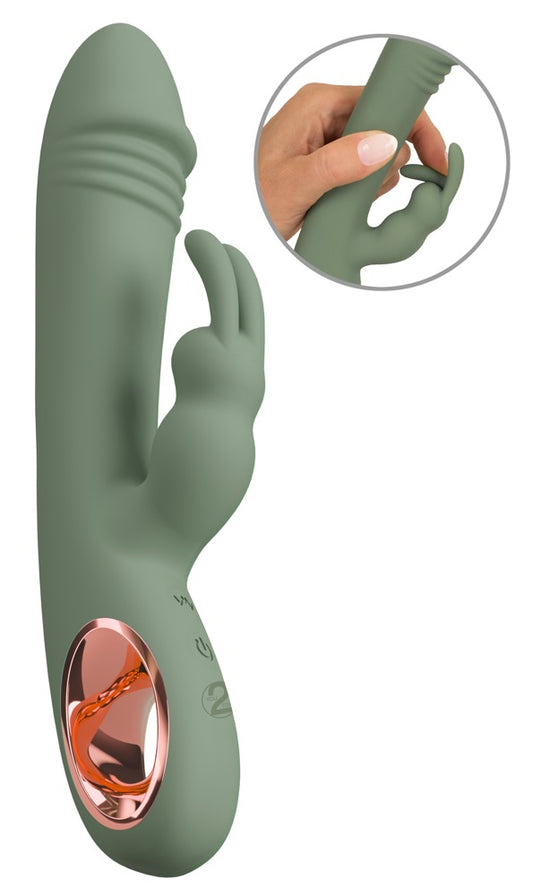 You2Toys Slim Rabbit Olive Double Vibrator