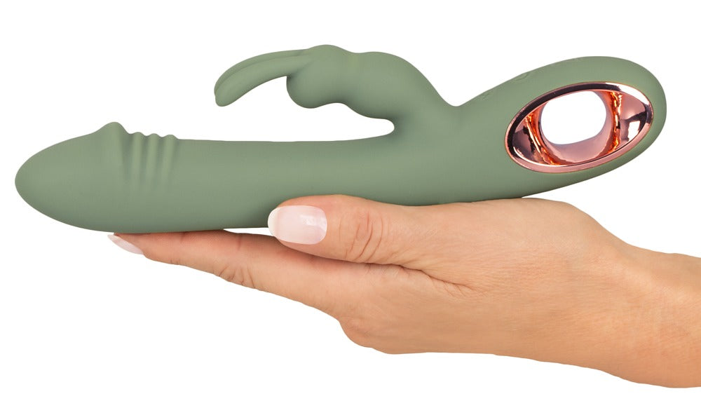 You2Toys Slim Rabbit Olive Double Vibrator