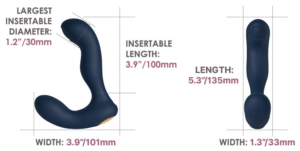 SVAKOM Iker Neo Interactive Pulsating Prostate Vibrator