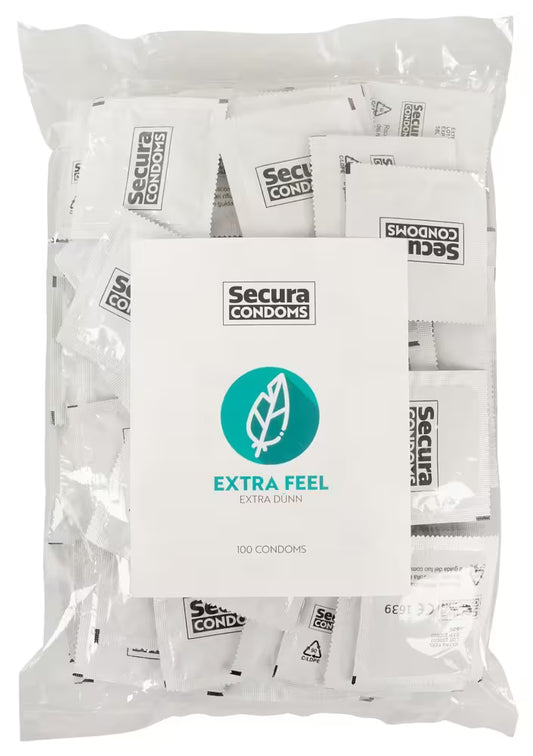 Secura Extra Feel Condoms 100pcs