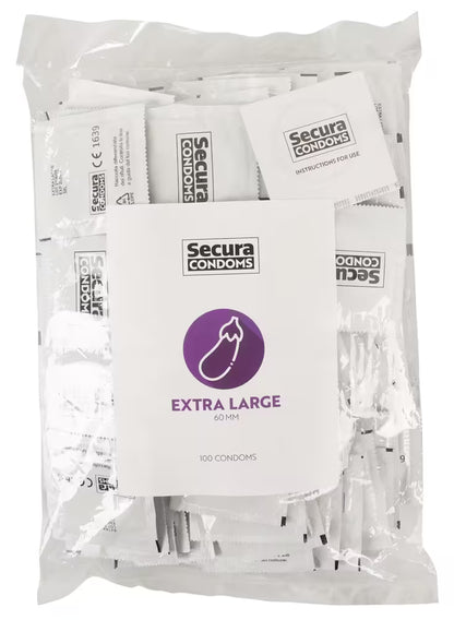 Secura Extra Large Condoms 100pcs