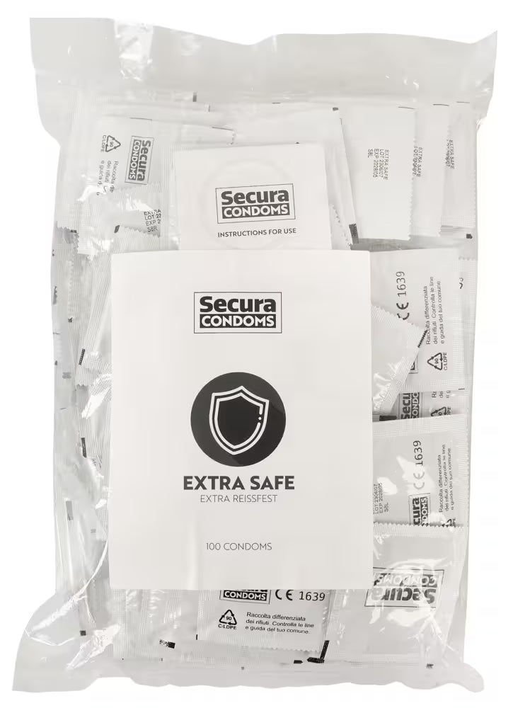 Secura Extra Safe Condoms 100pcs