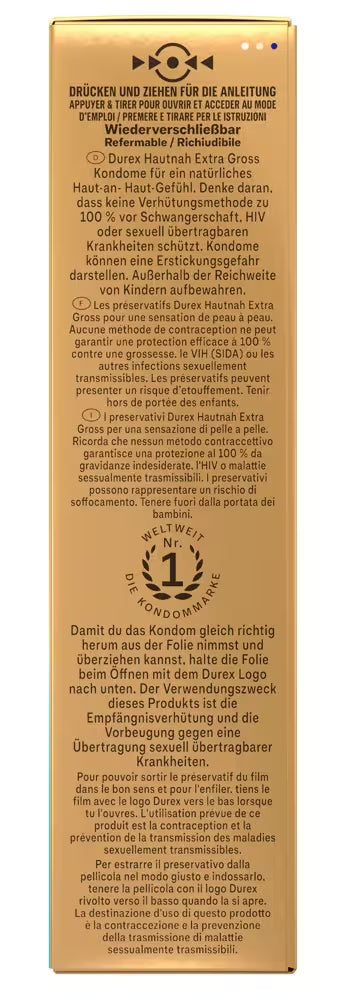 Durex Hautnah Extra Large XXL