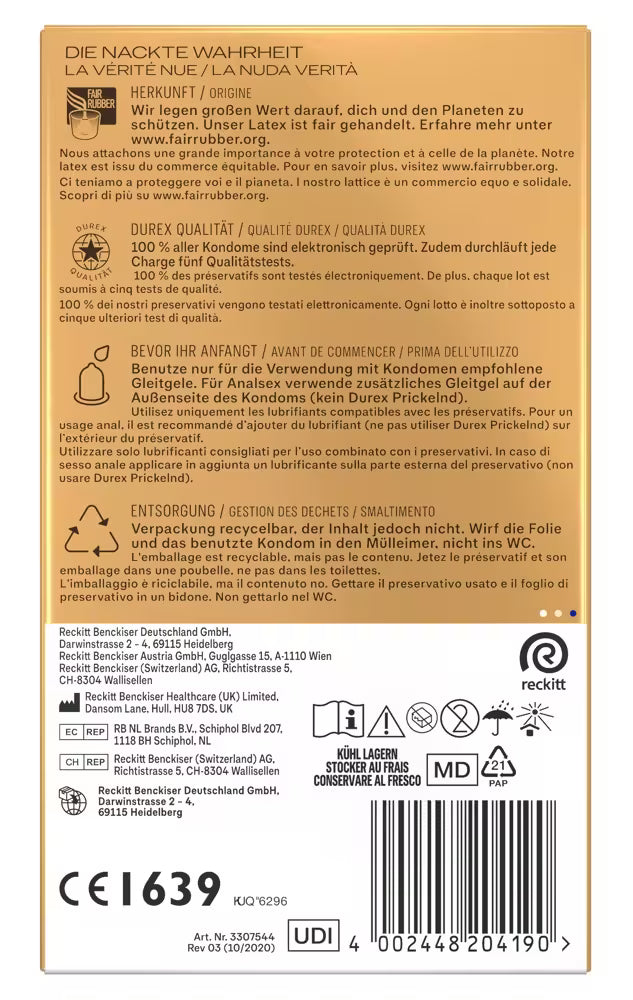 Durex Hautnah Extra Large XXL