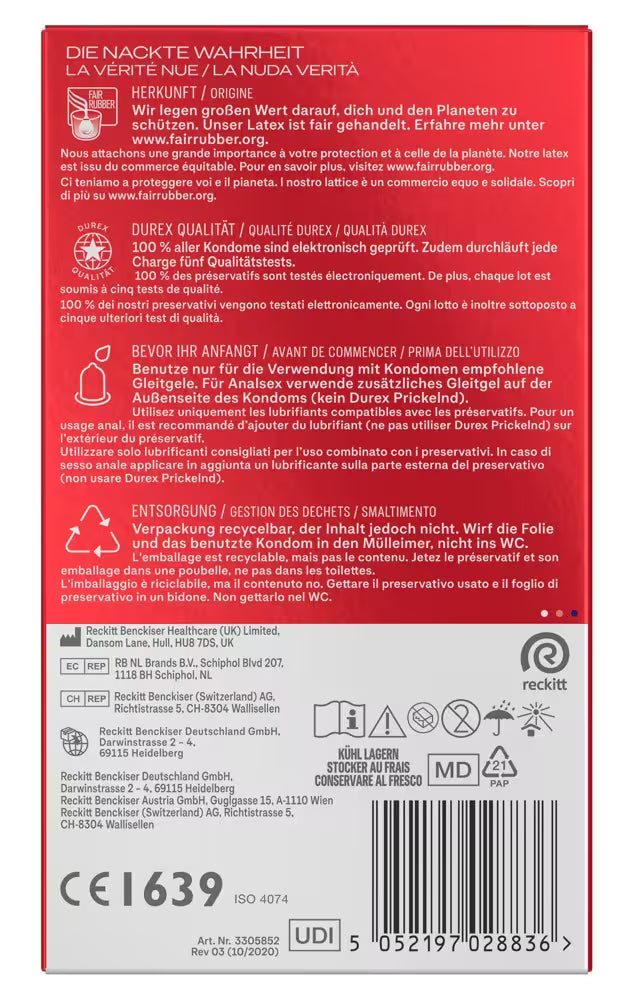 Durex Sensation Extra Humide