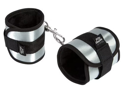 Satin &amp; fur handcuffs