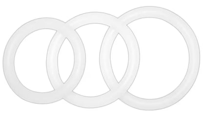 Transparent penis rings – pack of 3