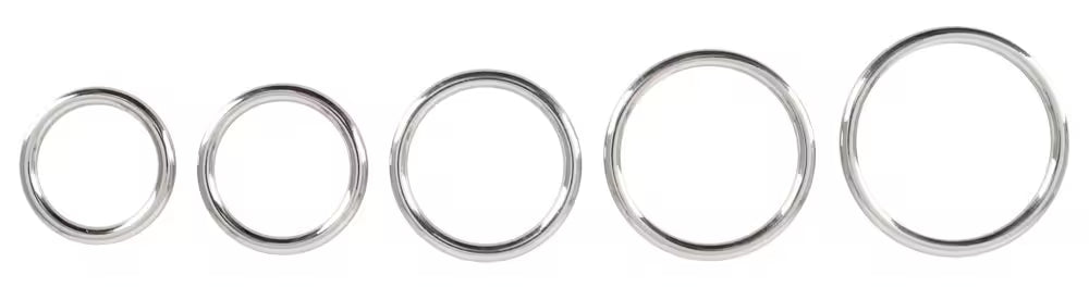 Steel penis/testicle rings
