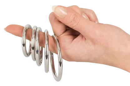 Steel penis/testicle rings