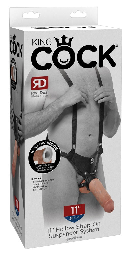 King Cock Strap-On Dildo – Realistic Hollow Strap-On for Enhanced Intimacy