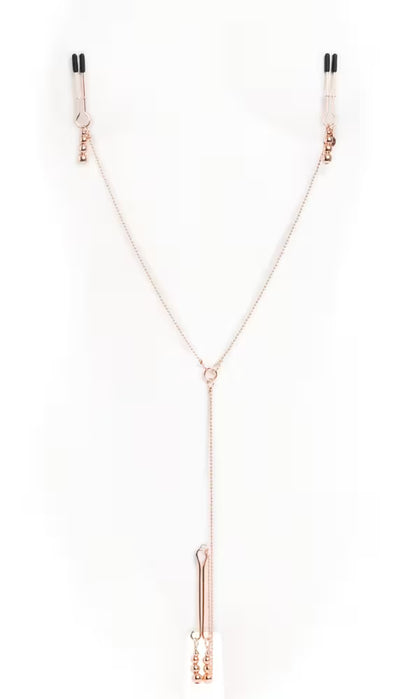 Sensual rose gold chains