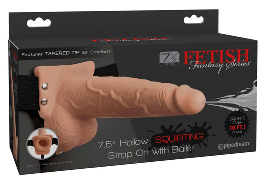 Fetish Fantasy 21.6cm hollow natural dildo