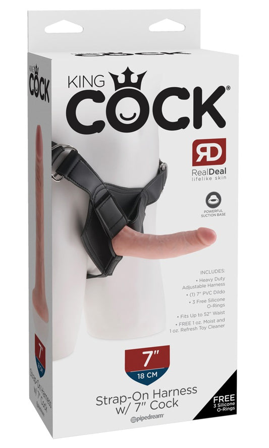 “King Cock” strap-on dildo 20cm