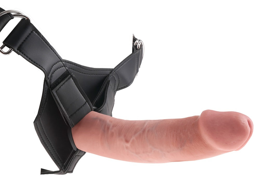 “King Cock” strap-on dildo 22.9cm
