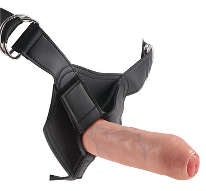 King Cock 18 cm Strap-On Dildo with Movable Foreskin