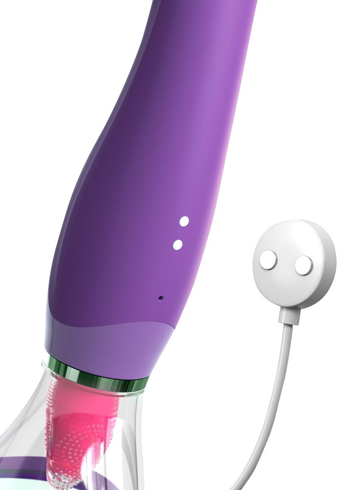 Fantasy For Her Suction Cup Vibrator and Tongue Simulator
