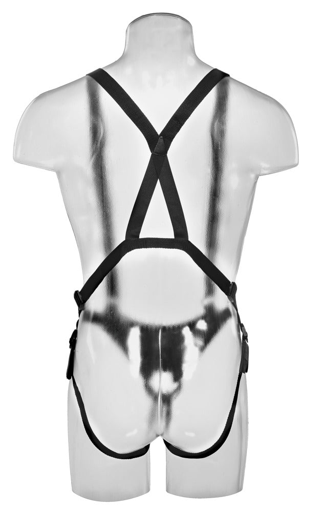 Hollow harness with suspenders 25cm King COCK