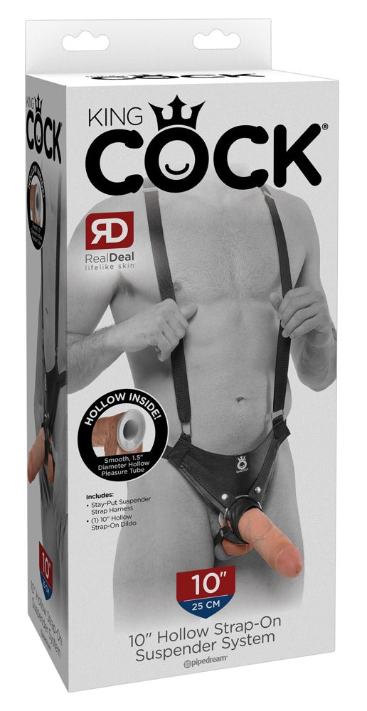 Hollow harness with suspenders 25cm King COCK