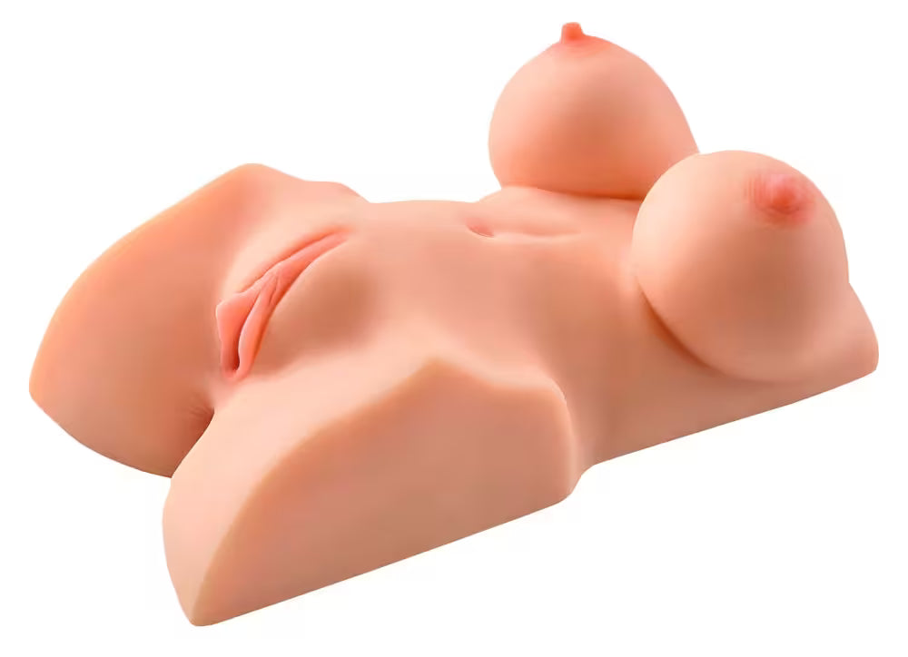 Lifelike masturbating torso