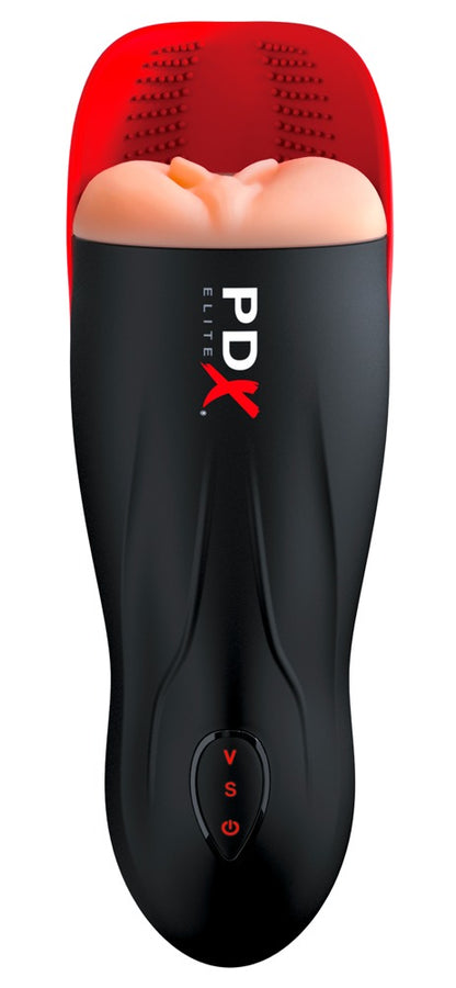 PDX Elite Fuck-O-Matic Masturbator with Testicle Stimulator