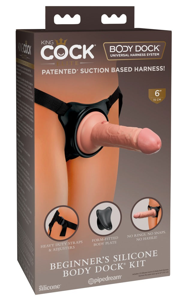 King Cock Elite complete strap-on kit 17.8cm