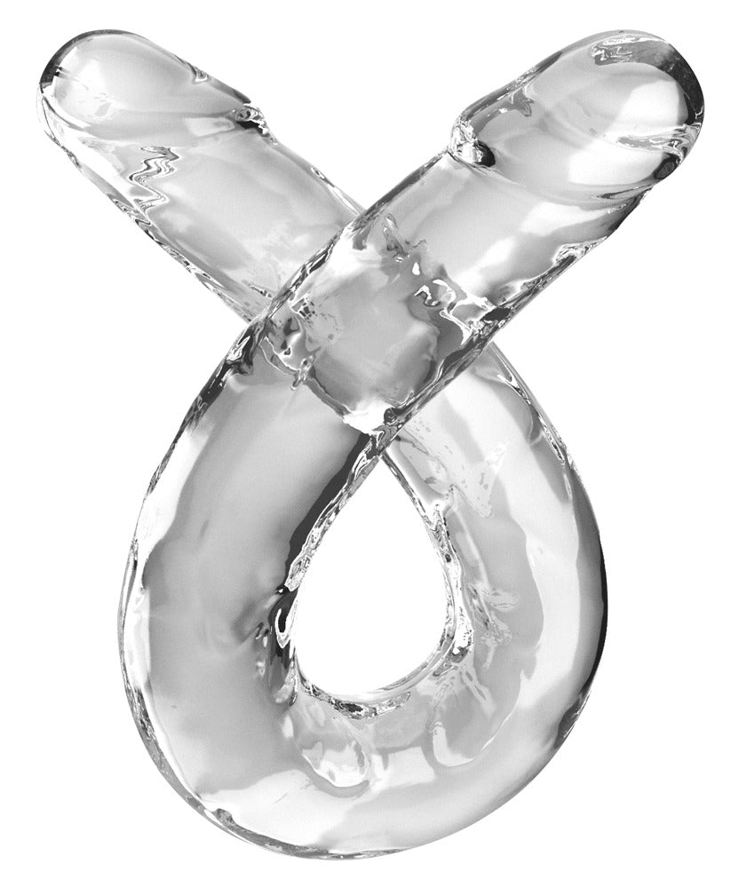 Double dildo 46 cm – King Cock Clear