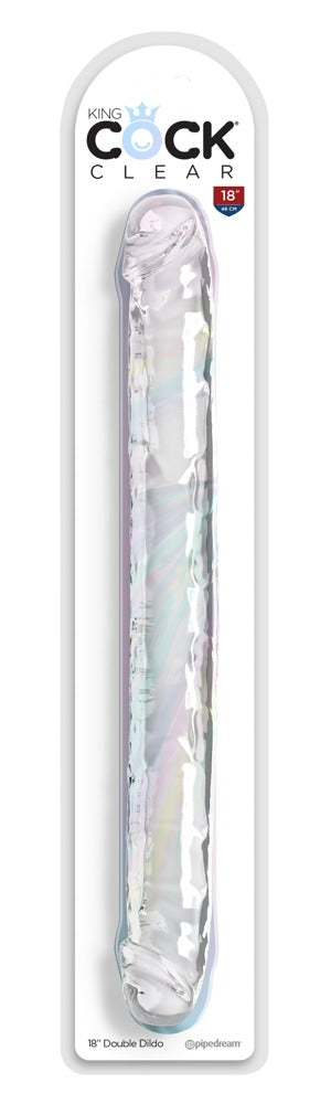 Double dildo 46 cm – King Cock Clear