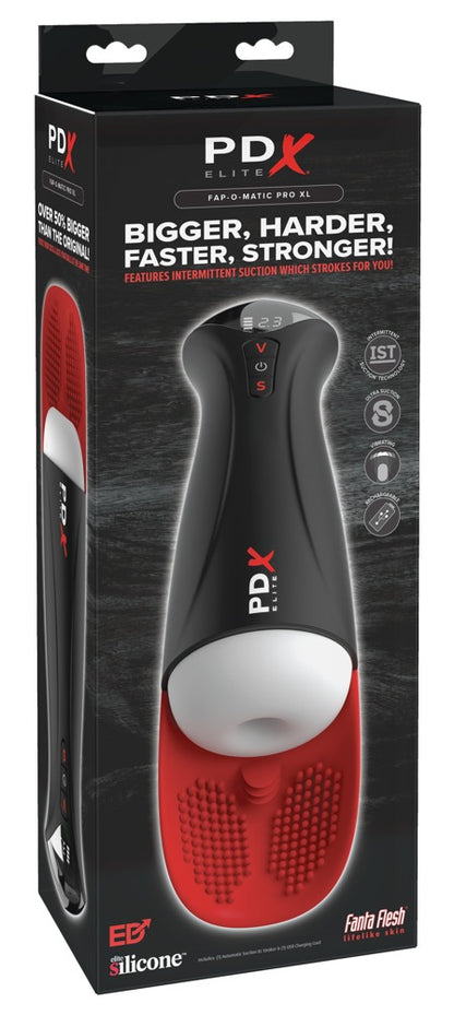 Masturbator with testicular stimulator Fap-O-Matic Pro XL PDX Elite