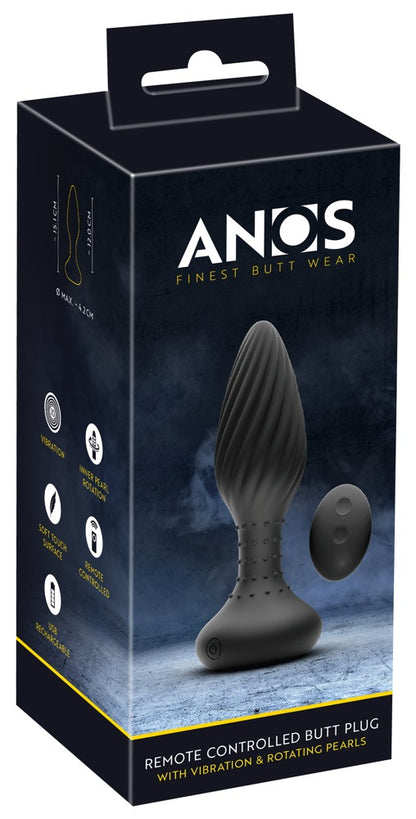 RC Spiral Anal Plug – ANOS Vibrating Plug