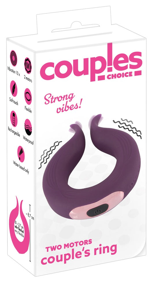 Two Motors Ring – Couples Choice Vibrating Ring