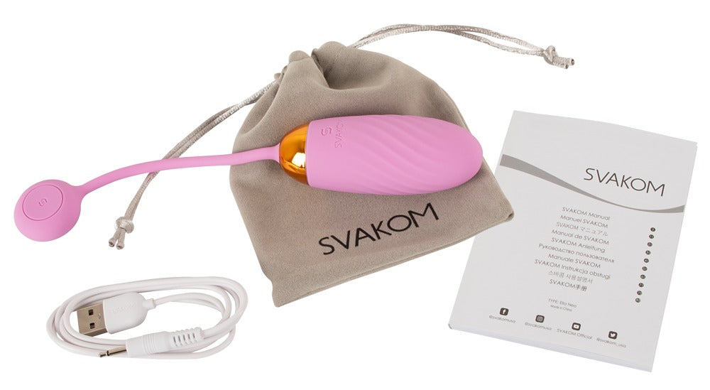 Ella Neo SVAKOM pink vibrating egg