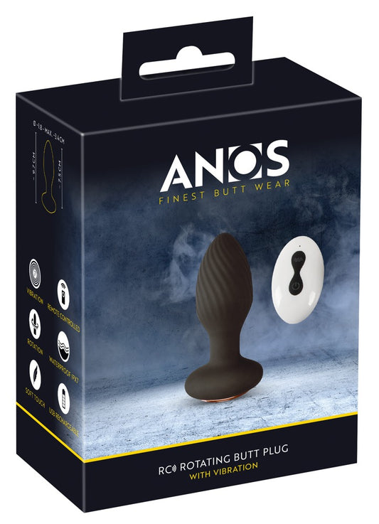 RC ANOS rotating vibrating anal plug